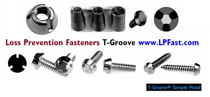 T-Grove Tampruf Tri Groove nuts bolts screws