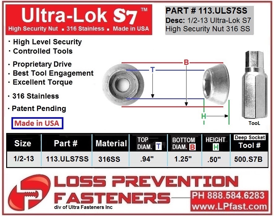 Ultra Lok S7 security - lpfast