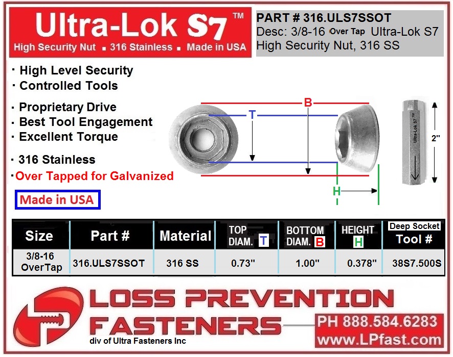 Ultra Lok S7 security